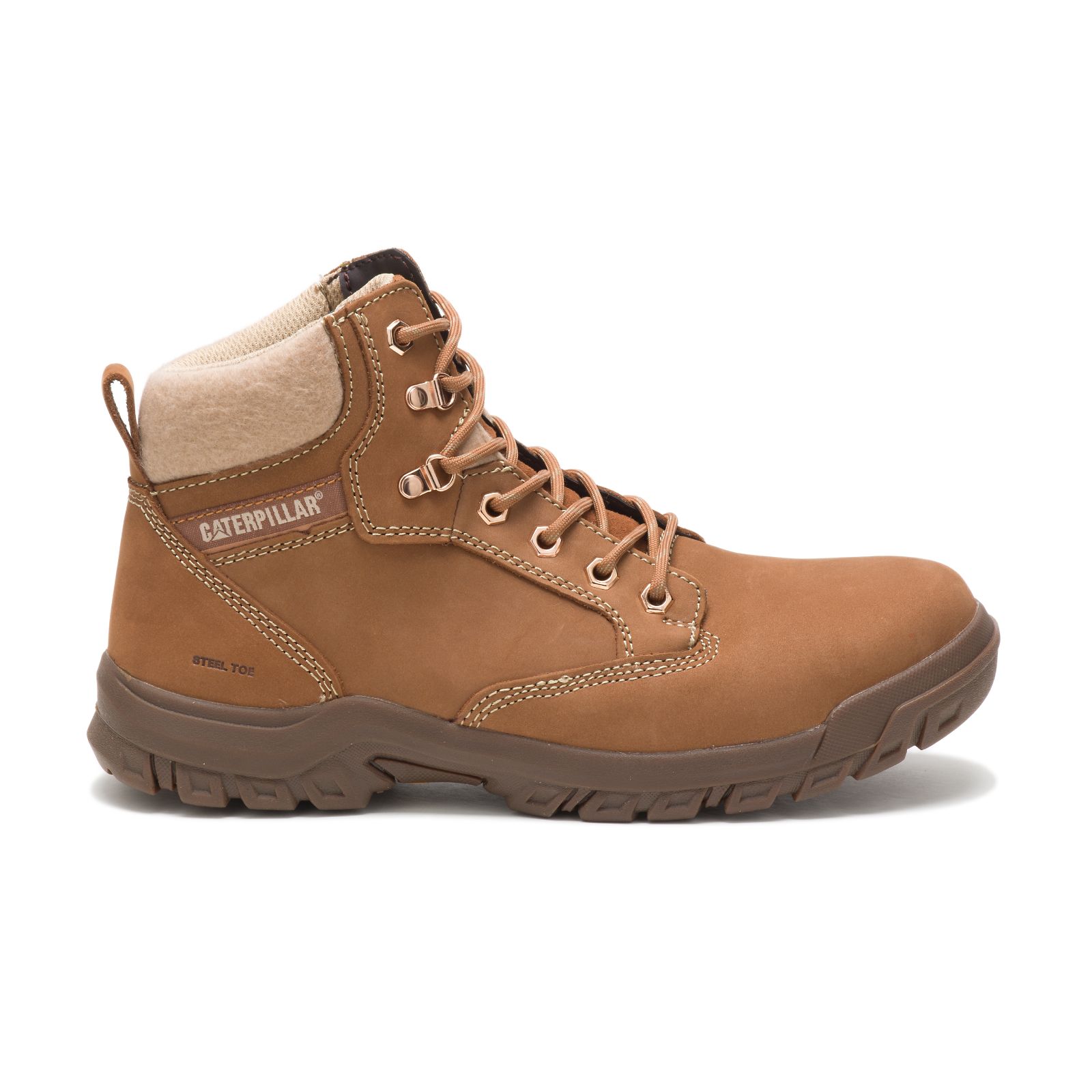 Caterpillar Boots Pakistan - Caterpillar Tess Steel Toe Womens Work Boots Orange (890756-BZQ)